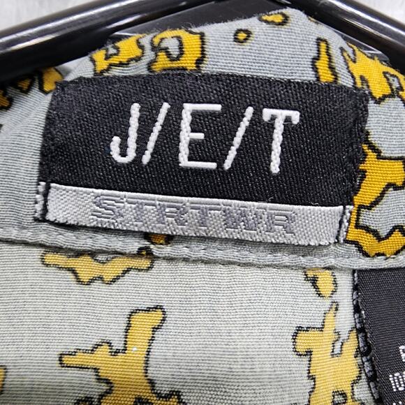 Vintage J/E/T Strtwr Shirt Mens XXL Japanese Anime Samurai Fighter Button Down - Picture 7 of 12